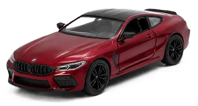 Mașină metalică Kinsmart - BMW Competition Coupe, 1:34, bordo