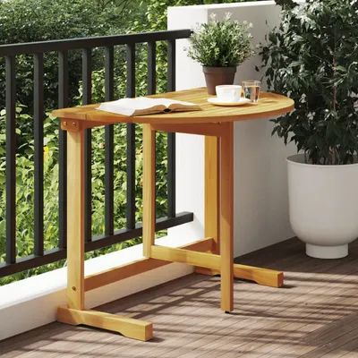 Gossi masa de balcon pliabila, 90x60x72 cm, lemn masiv de acacia
