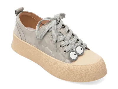 Pantofi sport GRYXX gri, 24997, din nabuc