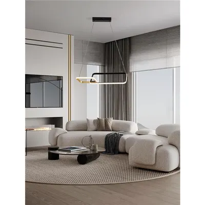 Lampa suspendata IMAR Triac Dimabil Nisipiu Negru & Auriu Otel & Aluminiu LED 36 Wat 220-240Volt 1685Lm 3200K IP20