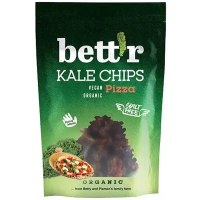 Chips din Kale cu Pizza Ecologice/Bio 30g
