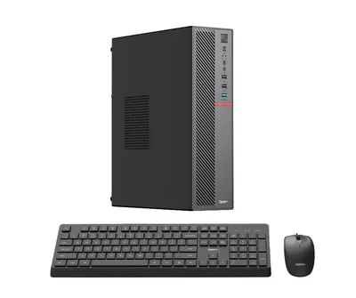 Calculator Home / Office OptimX T5 SFF cu procesor Intel Core i3-9100, 16GB DDR4, 1TB SSD, Win11 Pro + kit tastatura si mouse OptimX cu fir