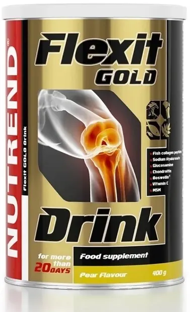 Flexit Drink Gold, pară, 400 g, Nutrend