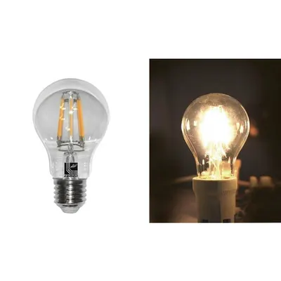 Bec para transparent cu LED COG E27 8W (≈96w) lumina rece L 106mm