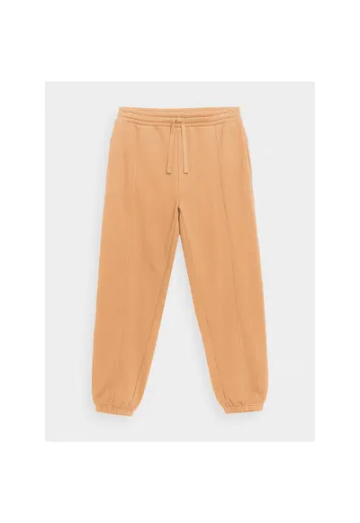 Pantaloni sport barbati - 302863969 - Bumbac - Portocaliu