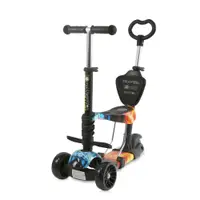 Trotineta cu 3 roti si scaun Lorelli Draxter Plus Red Flame