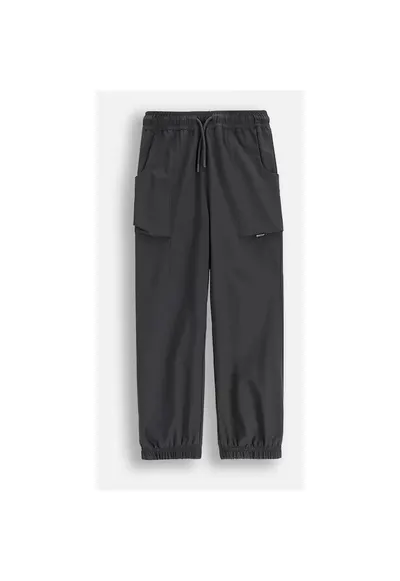 Pantaloni sport copii - ZC5119601YBJ-019 - bumbac - captusiti - gri