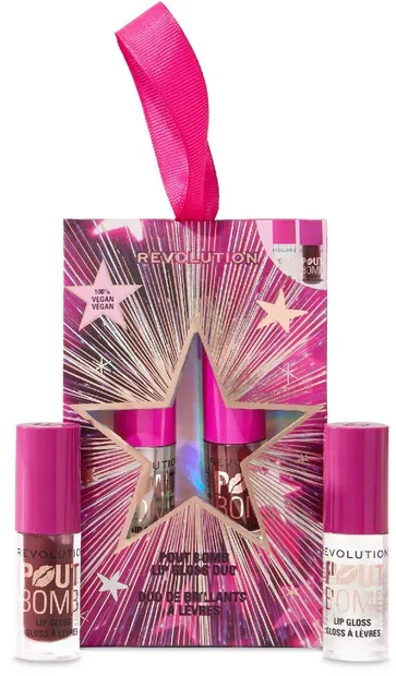 Makeup Revolution Set cadou Pout Bomb Lip Duo 1, 2 piese