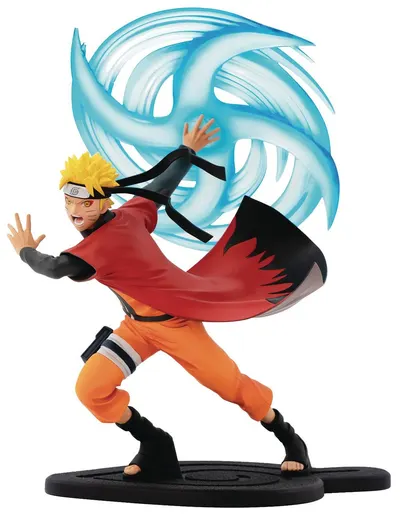 Statuetă ABYstyle Animation: Naruto Shippuden - Naruto Uzumaki (Wind Style: Rasenshuriken), 19 cm