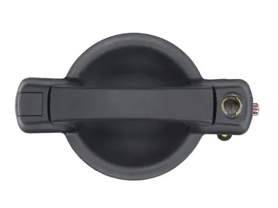 Maner usa glisanta Dreapta Spate potrivit FIAT DOBLO I 2001-2010 - (exterior, cu gaura pentru incuietoare; negru)