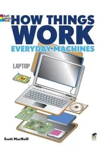 How Things Work: Everyday Machines Coloring Book