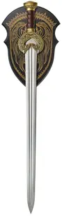 Replică United Cutlery Movies: The Lord of The Rings - Herugrim Sword (Battle Forged Edition), 107 cm