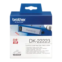 Banda continua Brother DK22223 etichete hartie, 50mm, 30.48m