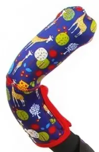 Husa pentru maner carucior Choopie Double Bar - Safari, 2 buc.