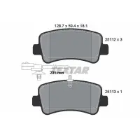Set placute frana, frana disc TEXTAR 2511201