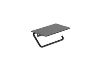 Suport hartie igienica Roca Victoria A817889NB0, montare pe perete, metal, mat, Negru