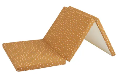 Saltea pliantă Candide - 60 x 120 x 4 cm, maro
