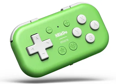 Controller wireless 8BitDo - Micro Gamepad, verde (Nintendo Switch/PC)