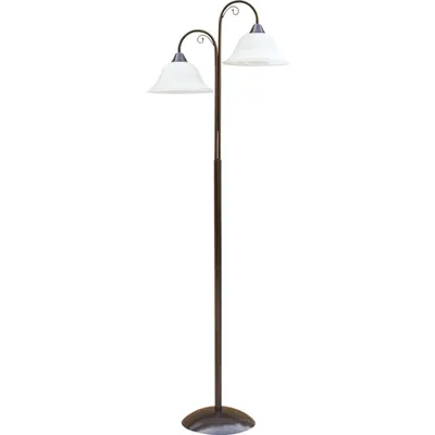 Lampadar Olga Negru+Alb 2xE27