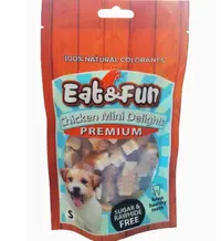 Eat&amp;Fun Recompense Caini Chicken Mini Delights 100 g