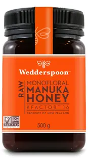 Miere de Manuka KFactor 16 Raw, 500g, Wedderspoon