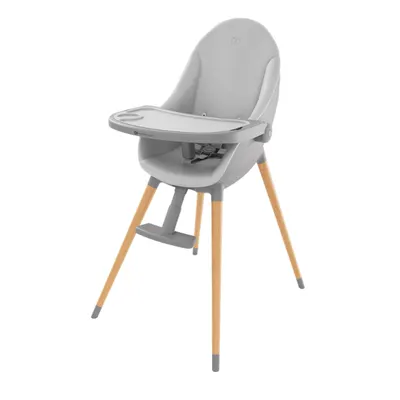 Scaun de masa pentru copii 3 in 1 KinderKraft Fini Up Grey