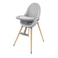 Scaun de masa pentru copii 3 in 1 KinderKraft Fini Up Grey