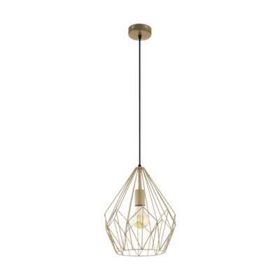 Lampa suspendata CARLTON orangegold 220-240V,50/60Hz