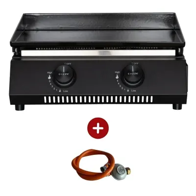 Cozze G-400 grill Plancha gaz, 2 arzatoare