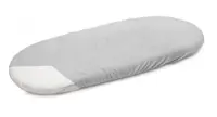 Cearceaf pentru saltea landou copii Sensillo Terry Gri 75x35 cm cu elastic roata,lavabil 40grade,material terry din bumbac