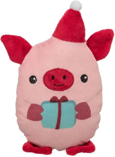 Trixie, jucarie caini, X-Mas purcel de Craciun, plus, 92601, 19 cm