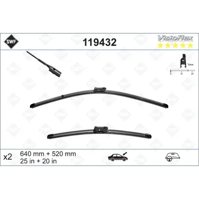 Lamela stergator SWF 119432