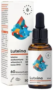 Luteină, zeaxantină, vitamina A și ulei de pește, picături, 30 ml, Aura Herbals