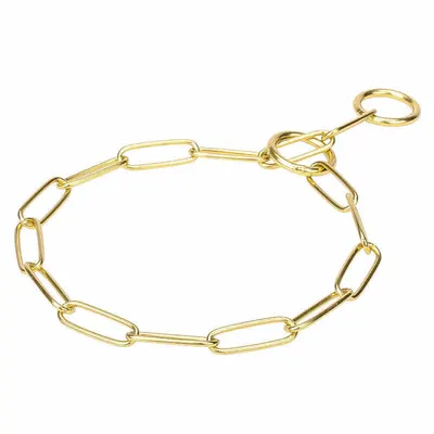 Zgarda dresaj Sprenger, cupru, confortabila pentru blana lunga, 4 mm x 76 cm