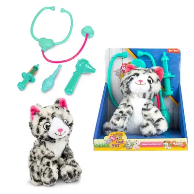 Jucarie de plus cu 4 accesorii Animal Doctor My First Pet diverse modele