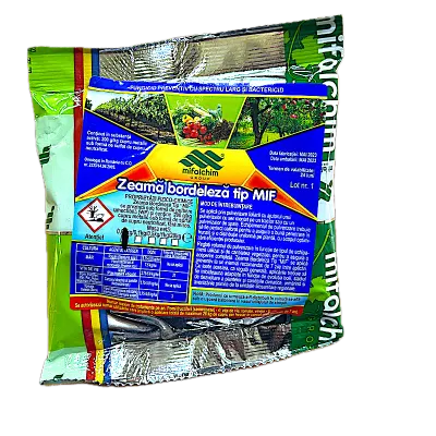 Zeama Bordeleza tip MIF 50 gr, fungicid de contact cupric, Mifalchim, mana (vita de vie, castraveti, tomate, ceapa), rapan (mar, par), monilioza (prun, cires, visin, piersic) - Default Title