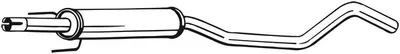 Toba esapament mijloc OPEL CORSA C, TIGRA 1.2 1.4 intre 2000-2012
