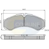 Set placute frana, frana disc COMLINE CBP0931