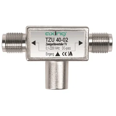 Splitter SAT 2 dispoz.,1xF-Quick-Tata-2xF-Mama,TZU 40-02