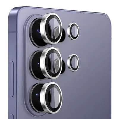 Folie de protectie Camera Spate Blueo pentru Samsung Galaxy S26 Ultra S948, Sticla Securizata, Argintie