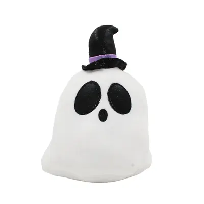 Pluș decorativ pentru Halloween, model fantomă, 18 cm