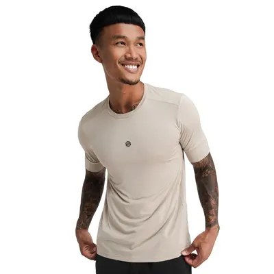 Tricou de pe pietriș pentru bărbați Cedar Bej
