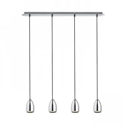 BABADES IV Corp de iluminat suspendat crom 230V GU10 4x35W