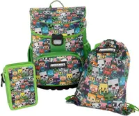 Set școlar Minecraft - Rucsac, penar și geantă sport