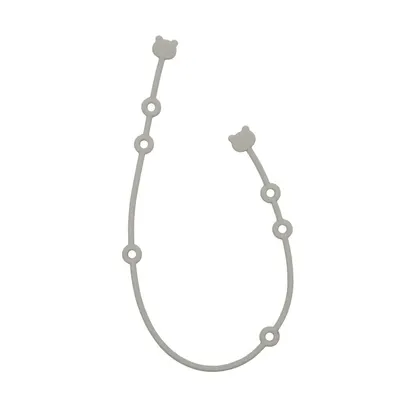 Lantisor suzeta Kiika Boo Platinum Silicone Sand