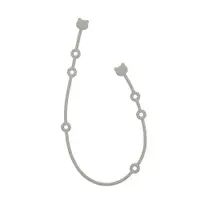 Lantisor suzeta Kiika Boo Platinum Silicone Sand