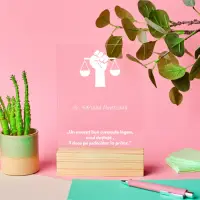 Placheta personalizata pentru Avocat