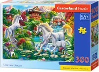 Puzzle Castorland din 300 de piese - Grădina unicornilor