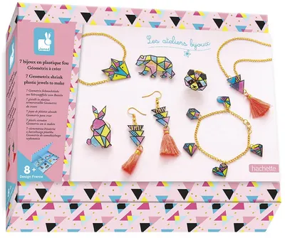 Janod Kit pentru fabricarea bijuteriilor - Geometrix