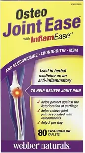 Osteo Joint Ease, 80 de capsule, Webber Naturals